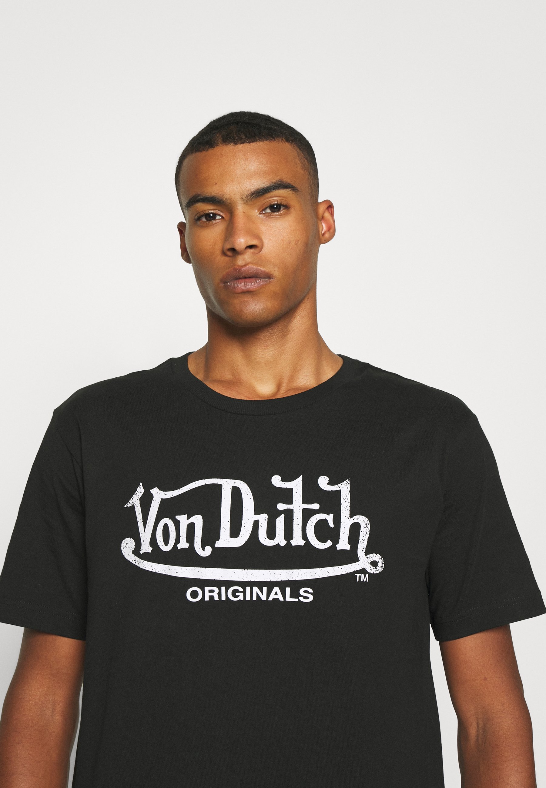 Von Dutch Life black slim fit T-shirt 