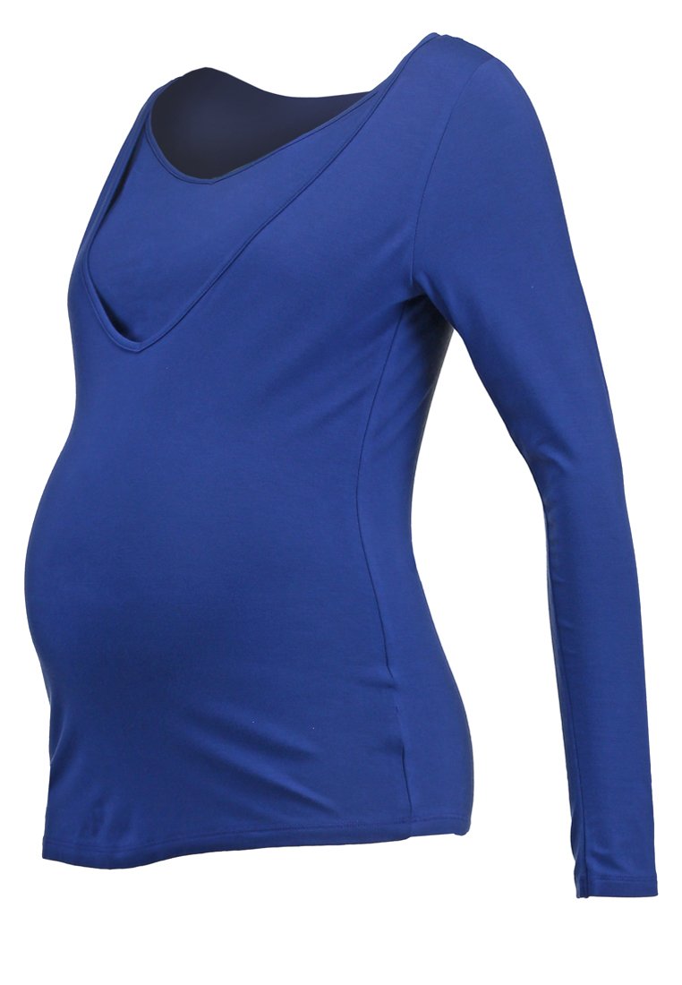 Women ZOE - Long sleeved top - blau Women ZOE - Long sleeved top - blau