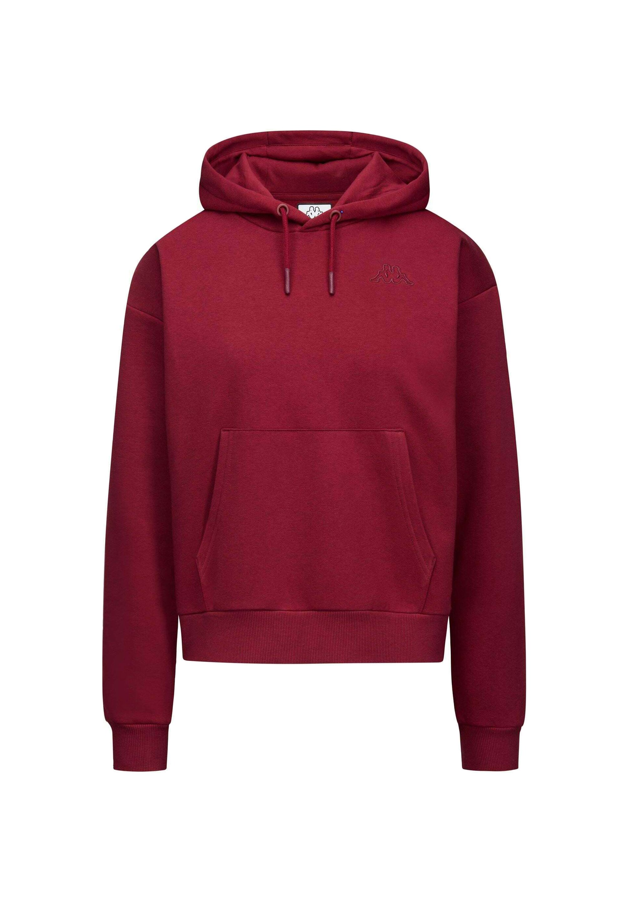 Kappa Felpa con cappuccio red dahlia/rosso