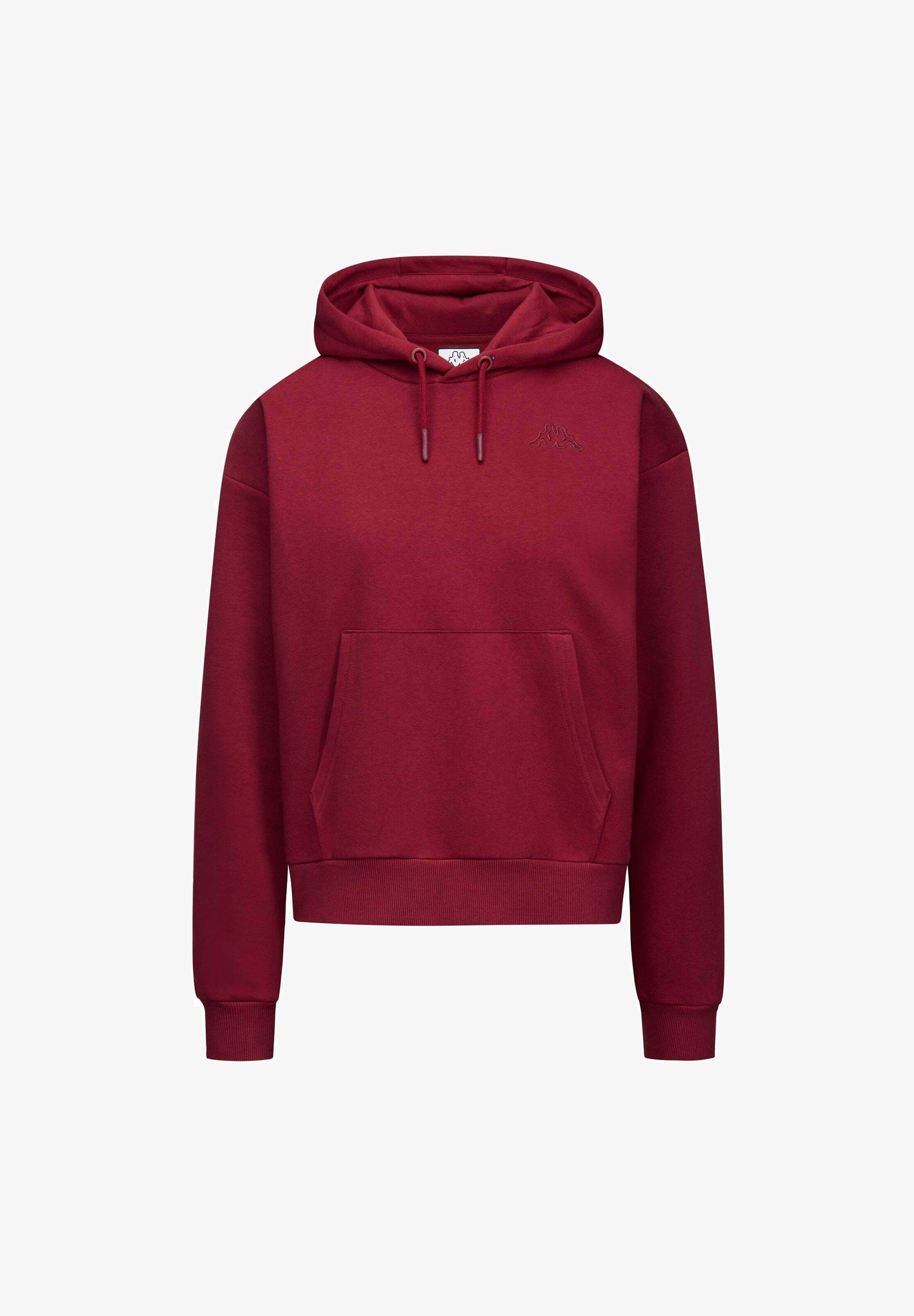 Kappa Felpa con cappuccio red dahlia/rosso