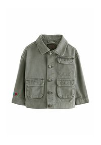 Next REGULAR FIT - Denimová bunda - sage green