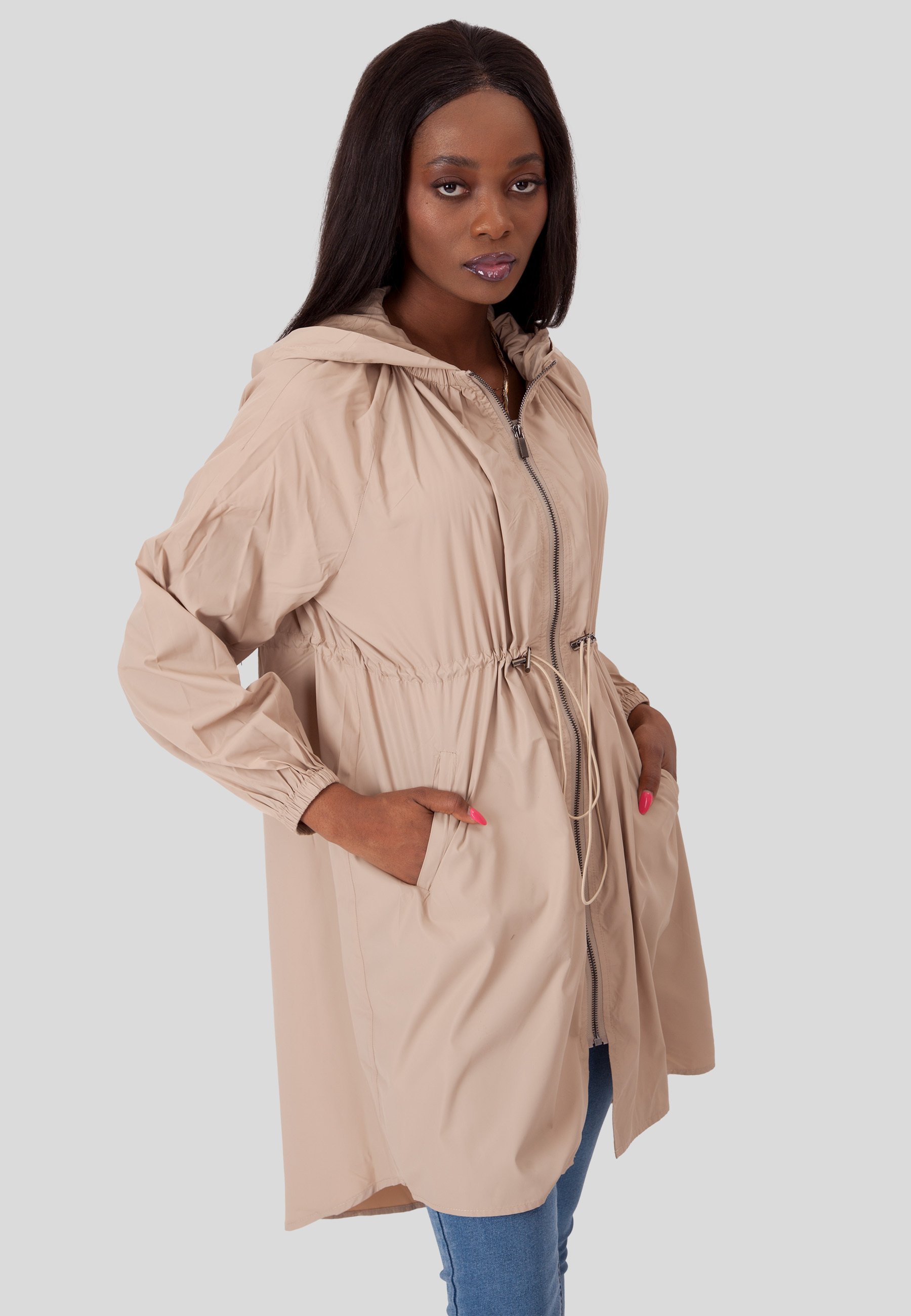 the north face women's flybae long bomber jacket