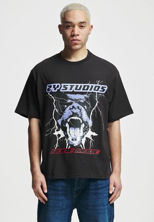 ROTTWEILER - Print T-shirt - washed black