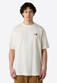 The North Face Print T-shirt - white dune anthracite g