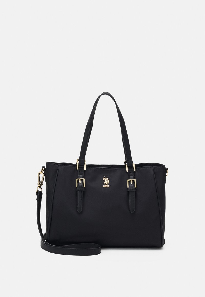 U.S. Polo Assn. Womens Houston Large Double Handle Bag Navy