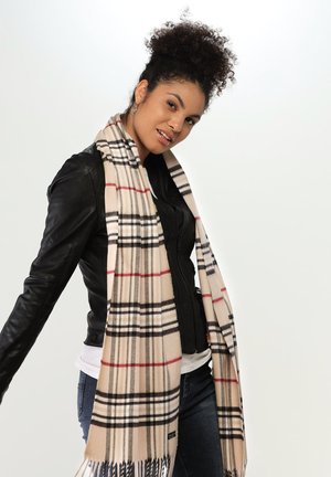 PLAID CASHMINK - MADE IN GERMANY - Scarf - beige