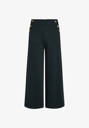 King Louie, PIA CULOTTE REYNA CHECK - Pantalon classique - black