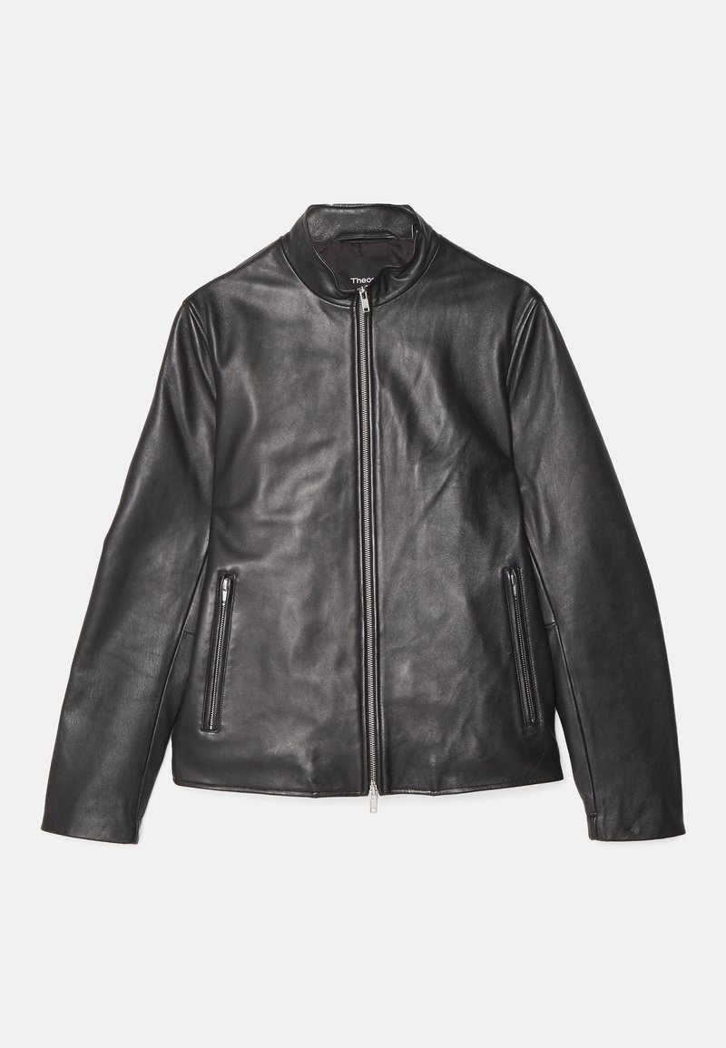 Theory Leren jas zwart