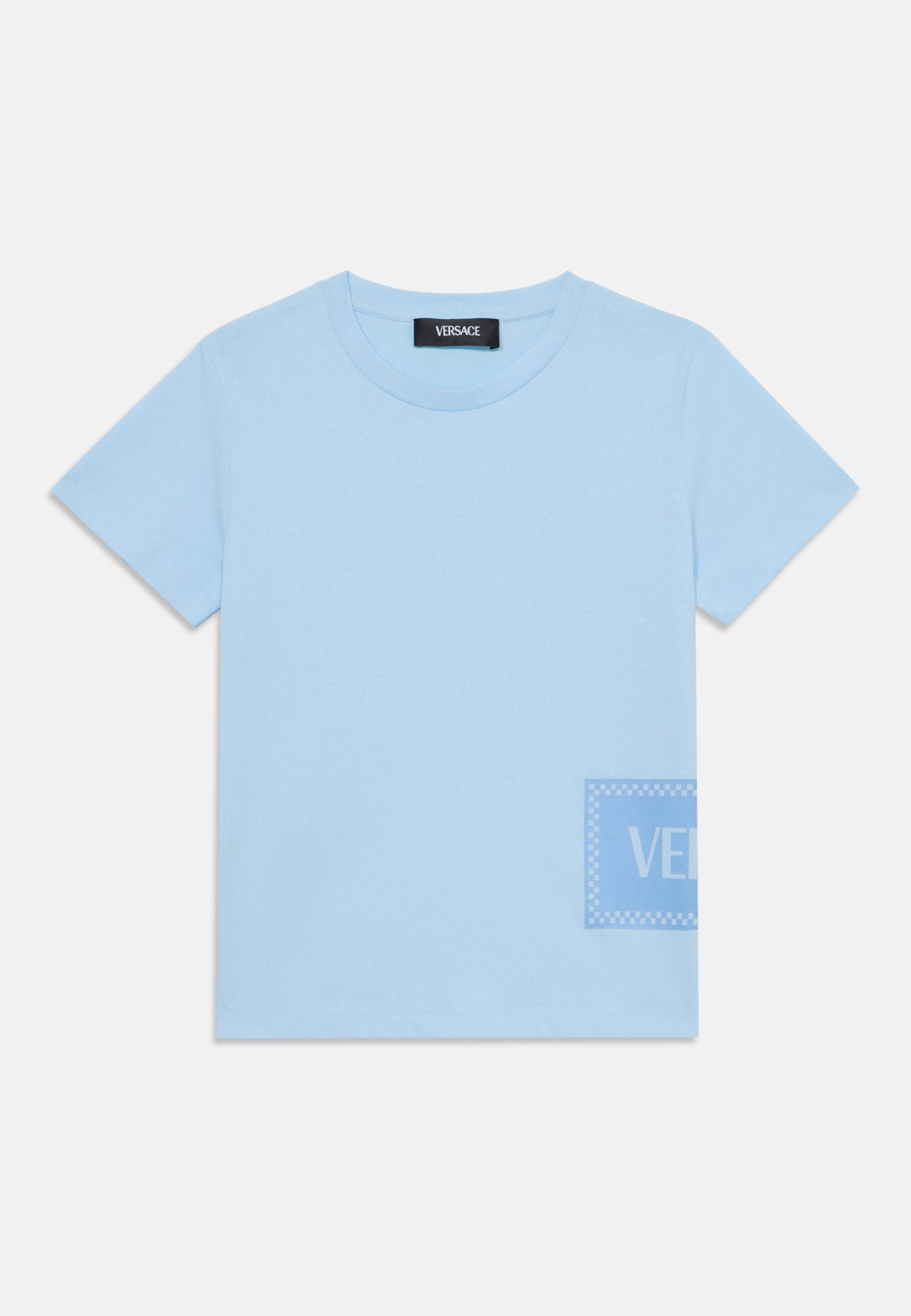 Versace VINTAGE LOGO UNISEX - Print T-shirt - pastel blue Versace VINTAGE LOGO UNISEX - Print T-shirt - pastel blue