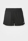 PACER ESSENTIALS SEAMLESS KNIT HIGH-RISE PLUS SIZE - Sports shorts - black