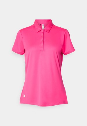 adidas Golf WOMEN'S SOLID PERFORMANCE SHORT SLEEVE - Polotričko - solar pink