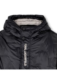 KARL LAGERFELD KIDS PUFFER JACKET - Žieminė striukė - black
