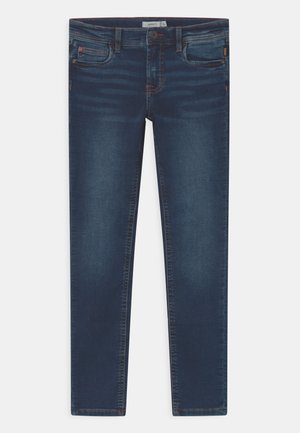 NKMTHEO  - Jean slim - dark blue denim