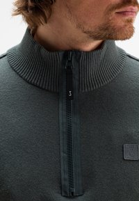 Butcher of Blue CLIFDEN HALF ZIP - Trui - grey black