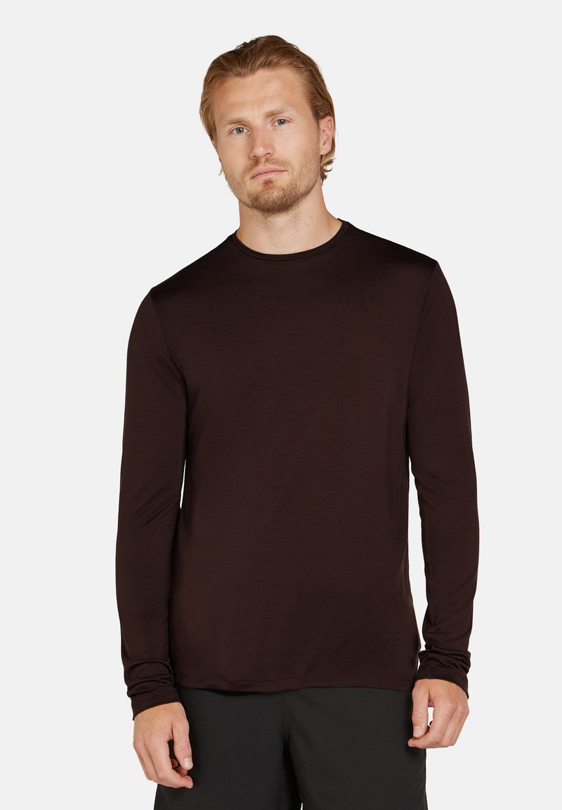 icebreaker LIGHT WEIGHT COOL-LITE SPHERE - Langarmshirt - bittersweet