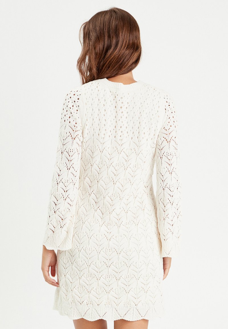 Cache Cache LOCHMUSTER Robe pull ecru/écru