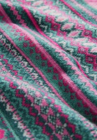 Next FAIRISLE STRIPE CREW NECK  TALL - Svetrík - teal blue