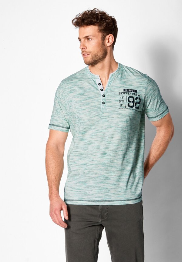 TOSCARELLO - T-Shirt print - grün melange