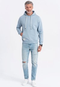 Ombre Jersey con capucha - blue