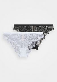 DORINA MIA 2 PACK - Cuecas - black/white
