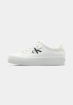Calvin Klein Jeans FLATFORM LACEUP - Sneakers laag - bright white
