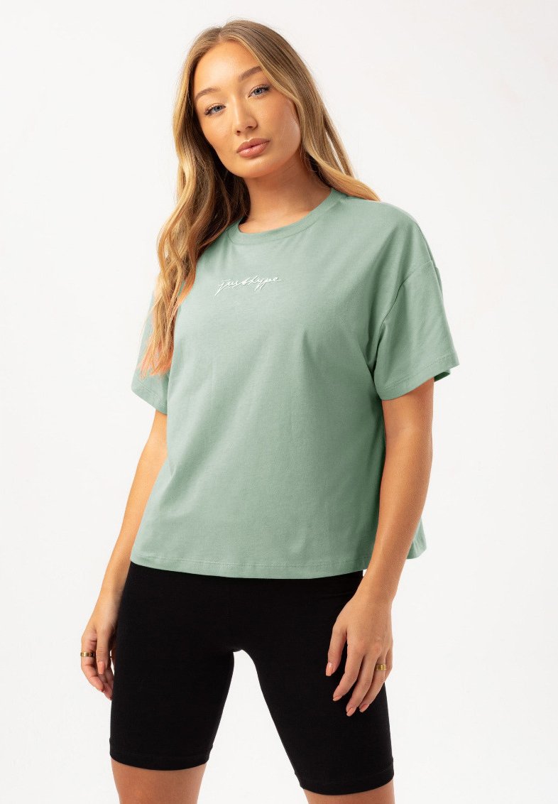Hype SEA FOAM SCRIBBLE TShirt basic green/grün Zalando.at