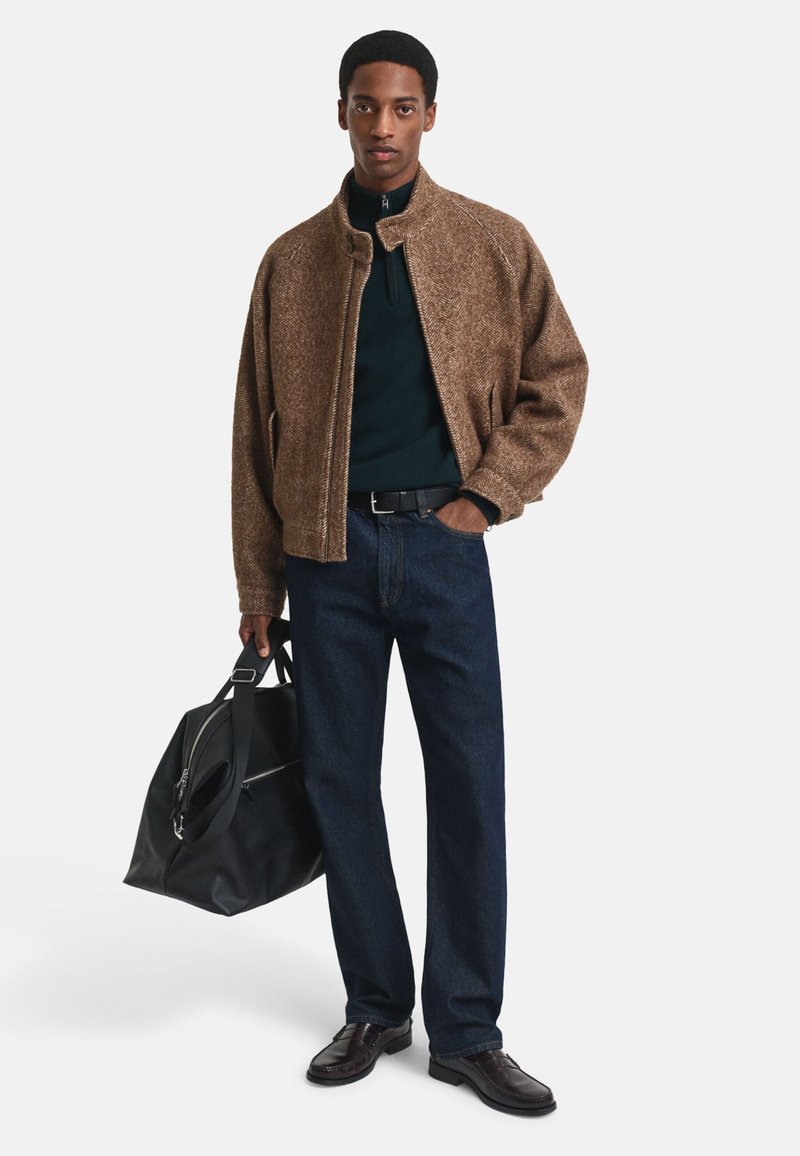 GANT SUPERFINE - Svetr - tartan green