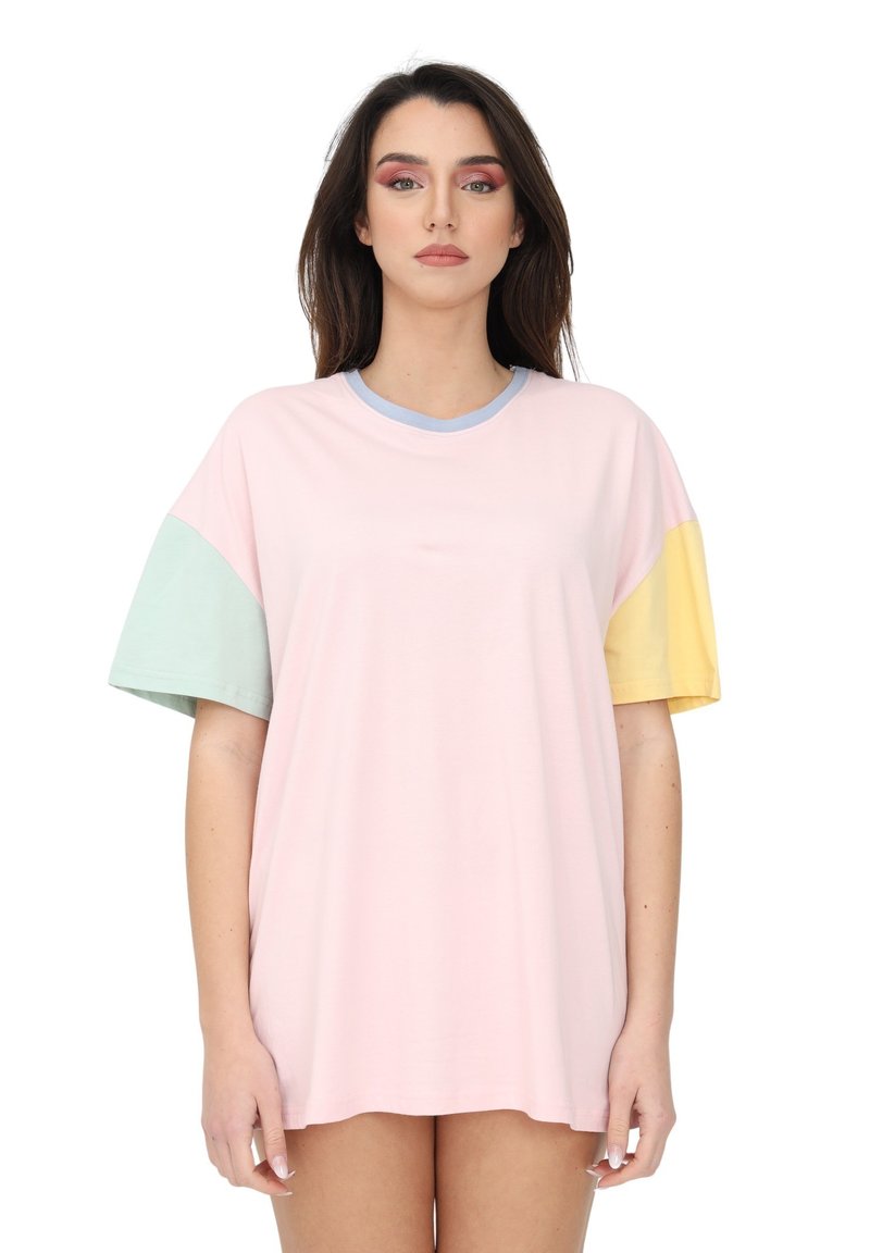 Damen Freizeitkleider | ONLY 15253601 Jerseykleid parfait pink/mehrfarbig - GD49217 Damen Freizeitkleider | ONLY 15253601 Jerseykleid parfait pink/mehrfarbig - GD49217