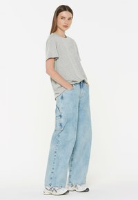 Harlem Soul 2ER PACK UNISEX - Basic T-shirt - greymelange   greymelange