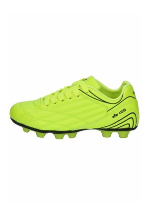 LICO SOCCER CHAMP - Firm-ground football boots - lemon schwarz