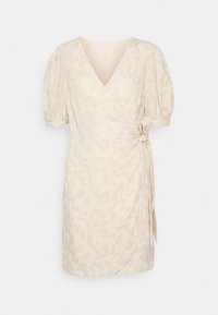 Object Petite OBJKATRIN SHORT DRESS - Vestido de dia - sandshell