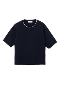 Mango Jednoduché tričko - royal blue