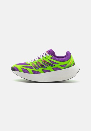 ADIZERO ARUKU - Trainers - active purple/solar green/silver metallic