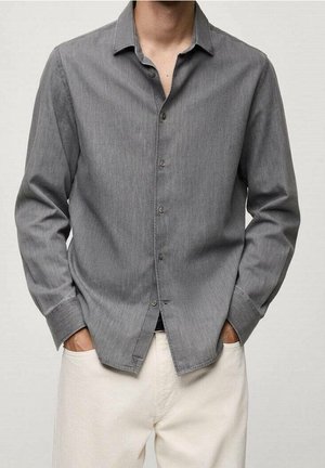 Hemd - grey denim