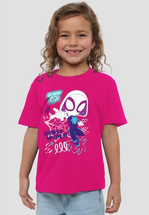 Marvel, SPIDEY HIS AMAZING FRIENDS GHOST SPIDER GO WEBS - Print T-shirt - pink