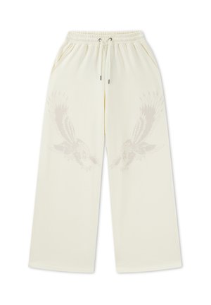 Ed Hardy, FLYING EAGLE  JOGGERS - Jogginghose - ecru