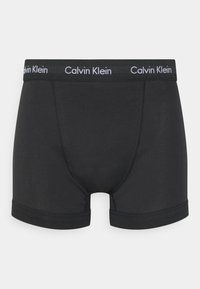 Calvin Klein Underwear TRUNK 3 PACK COTTON STRETCH - Cuecas boxer - b rain dance/black/ivory