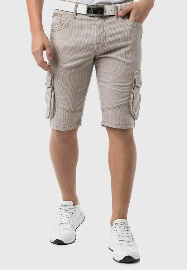 CAPRI - Jeans Shorts - beige