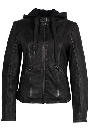 2.0 by Mauritius, Veste en cuir - black