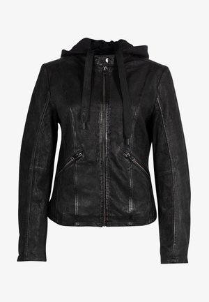 2.0 by Mauritius, Veste en cuir - black