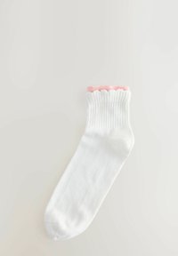 Next DOUBLE LAYER CROPPED ANKLE 4 PACK - Sokid - white neutral