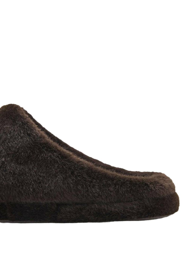 Mango Pantofole chocolate/marrone