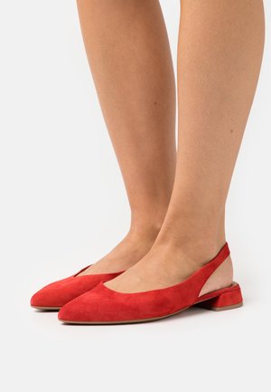 Tamaris, Ballerines à brides arrière - red