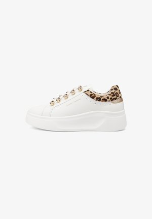 Queen Helena, X35-7 - Sneakers basse - bianco leopardato