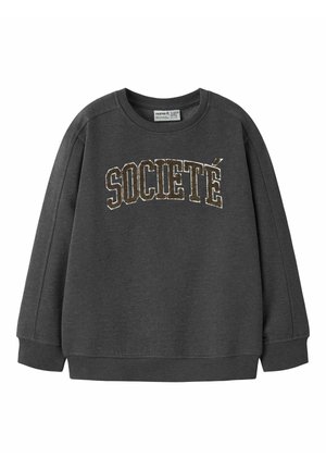 Sweatshirt - dark grey melange