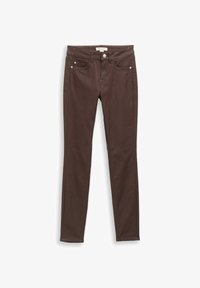 Neizbrano, brown coated denim