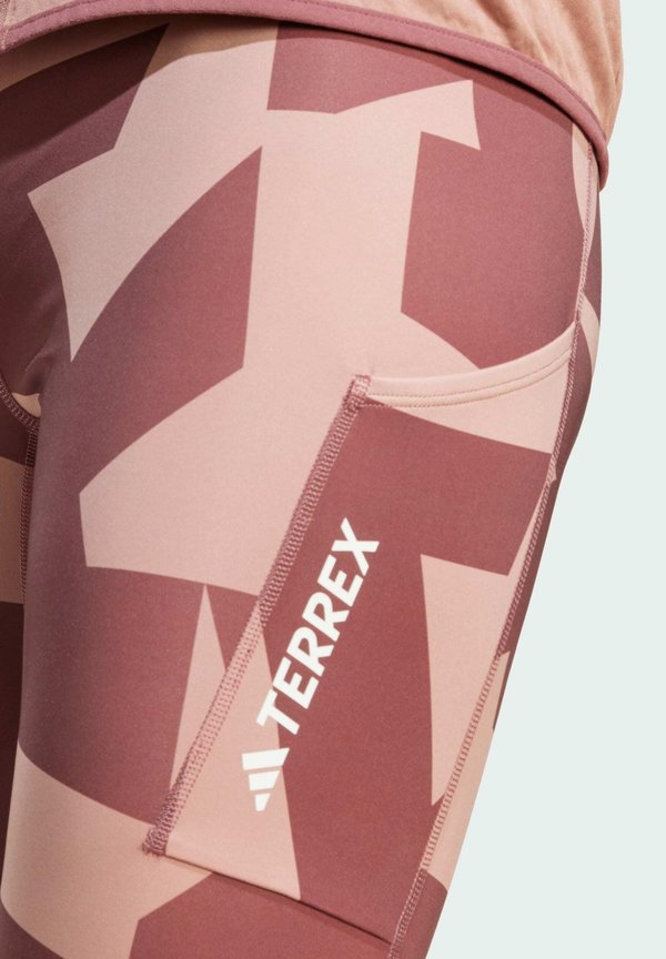 MULTI PRINTED - Leggings - warm clay burgundy burgundy burgundy3