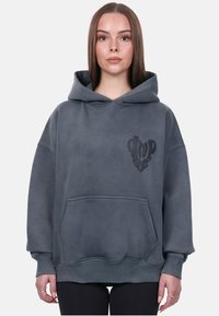 Dropsize Hættetrøje - washed grey