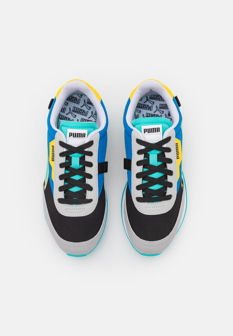 Puma Future Rider Twofold Unisex Baskets Basses Black Gray Violet Future Blue Noir Zalando Fr