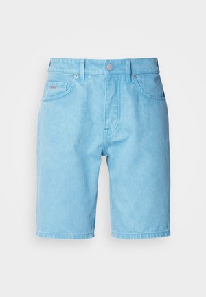 BOSS ANDERSON - Relaxed & Loose Fit - Short en jean - open blue